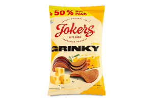 Грінки житньо-пшеничні Сир Jokers м/у 120г