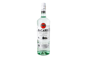 Ром 1л 40% белый Премиум Carta Blanca Bacardi бут