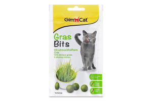 Вітаміни д/котів Грес Бітс з травою 40г Джим Кет