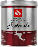 Кофе натуральный жареный молотый Guatemala Arabica selection Illy ж/б 125г