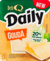 Сир Deli Q Daily Гауда 48% кор/мол слайс