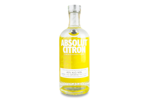 Горілка 700мл 40% ароматизована зі смаком лимона Citron Absolut пл