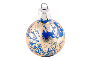 Прикраса ялинк Куля Ретро Фарба №1 пласт 40мм 3743