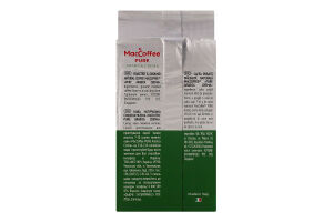 Кофе натуральный жареный молотый Arabica Crema Pure MacCoffee в/у 250г