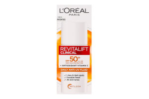 Флюид для защиты кожи лица SPF50+ Revitalift Clinical L'Oreal Paris 50мл