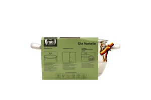 Каструля 2,5л з скляною кришкою 18см 26-238-124 Krauff