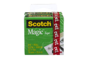 Scotch Magic Tape Roll - 2 CT
