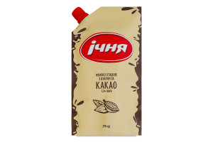 Молоко сгущенное 7.5% с сахаром и какао Ічня д/п 290г