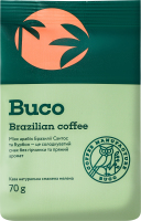 Кофе натуральный жареный молотый Brazilian coffee Buco м/у 70г