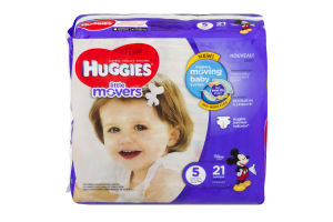 Huggies Little Movers Diapers Size 5 - 21 CT