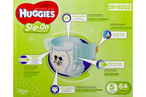 Huggies Little Movers Diaper Pants Stretchy Size 5 - 64 CT