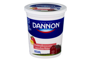Dannon Nonfat Yogurt Strawberry Banana Flavor