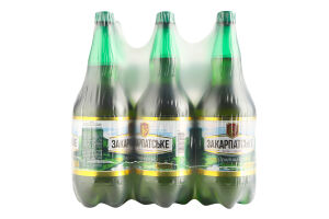 Пиво 1.2л 4.1% светлое фильтрованное пастеризованное Оригинальное Закарпатське п/бут