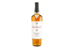 Віскі 0.7л 40% шотландське односолодове 12 лет Double cask The Macallan к/у