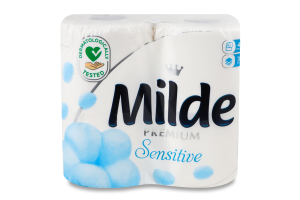 Папір туалетний 3-х шаровий Sensitive Premium Milde 4шт