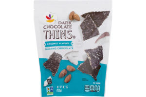 Ahold Dark Chocolate Thins Coconut Almond