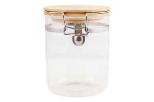 Банка д/зберігання 600мл скло з бугельним замком