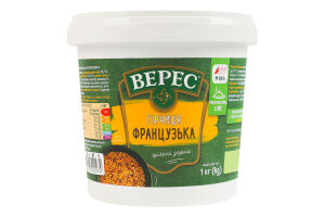 Горчица цельные зерна нестерилизованная Французская Верес ведро 1кг