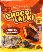 Цукерки глазуровані Шоколапки Roshen м/у 500г