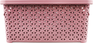 Кошик 10л пудровий з кришкою Diomedea