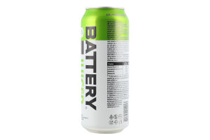 Напій енергетичний безалкогольний середньогазований Sour apple Juiced Battery з/б 500мл