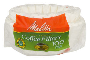 Melitta Coffee Basket Filters - 100 CT