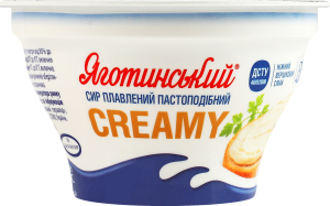 Сыр плавленый 45% пастообразный Creamy Яготинський ст 140г