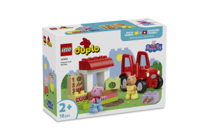 Конструктор для детей от 2лет №10468 Tractor and market Duplo 18эл