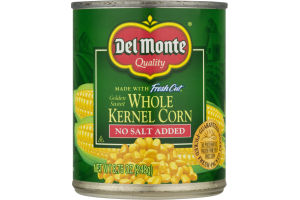 Del Monte Fresh Cut Golden Sweet Whole Kernel Corn No Salt Added