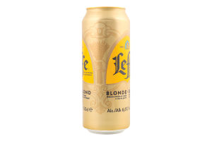 Пиво Leffe Blond з/б