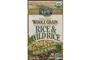 Lundberg Organic Whole Grain Rice & Wild Rice Garlic & Basil