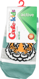 Шкарпетки дит. ACTIVE (ультракороткі) 17С-87СП, р.20, 332 сіро-бірюзовий