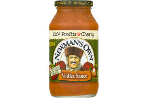 Newman's Own Pasta Sauce Vodka