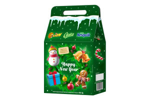 Набор кондитерских изделий Новогодние игрушки Lion&Світоч&Nesquik к/у 612г