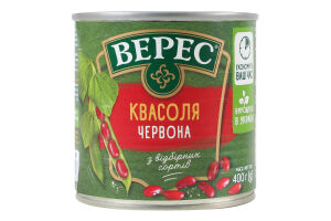 Фасоль красная стерилизованная Нежная Верес ж/б 400г