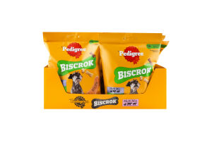 Корм сухой дополнительный для взрослых собак Со вкусом курицы, говядины и ягнятины Multi mix Biscrok Pedigree м/у 200г