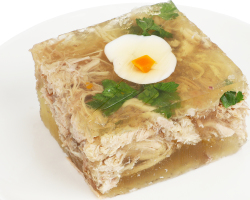 Холодець домашній/свинини та курятин,ваг