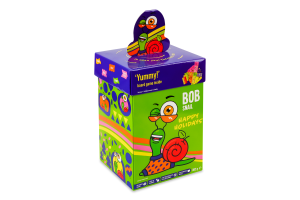 Набір продукції з іграшкою та грою Різдвяний бокс Bob Snail к/у 382г