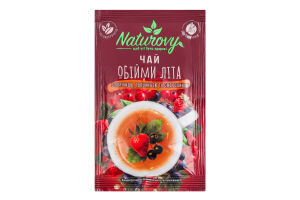 Концентрат напитка безалкогольного Чай с красной смородиной, клубникой и смородиной Объятия лета Naturovy м/у 50г