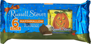Russell Stover Marshmallow Milk Chocolate Pumpkins - 6 CT