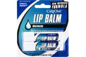 CareOne Lip Balm Moisturizing - 2 CT