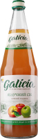 Сік неосвітлений пастеризований яблучний Galicia с/пл 1л
