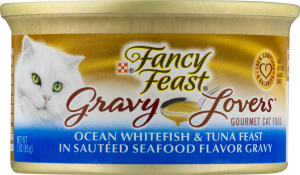Fancy Feast Gravy Lovers Ocean Whitefish & Tuna Feast Gourmet Cat Food