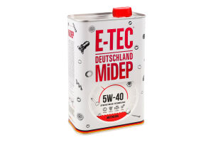 Мастило моторне синтетичне EVO 5W-40 1л Е-ТЕК