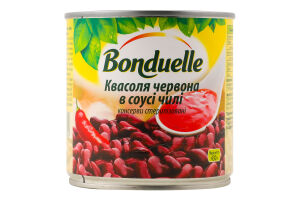 Фасоль красная в соусе чили консервированная стерилизованная Bonduelle ж/б 430г