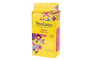 Кофе натуральный жареный молотый с ароматом ирландского крема Файный Кремовый Stefano 1с в/у 230г