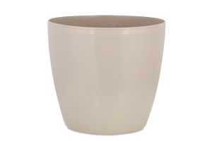 Горщик д/квітів Матільда какао круглий 24*22см Алеана