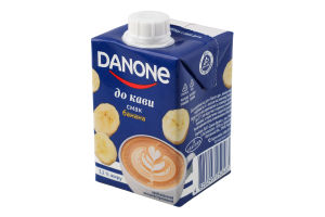 Напій молочний 3.2% ультрапастеризований зі смаком банана До кави Danone т/п 212г
