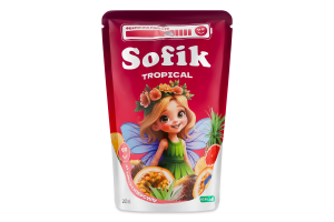 Напиток соковый безалкогольный негазированный со вкусом маракуйи Tropical Sofik д/п 200мл