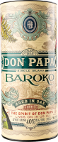 Напій алкогольний 0.7л 40% на основі рому Baroko Don Papa тубус